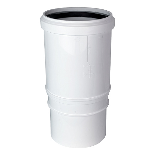 Патрубок ELITE компенсационный МК МПП 160, белый, РТП