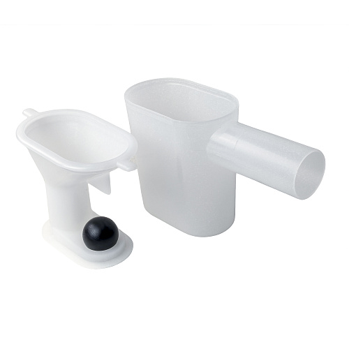 Воронка капельная с гидрозатвором, с запахозапирающим устройством ТП-21 ВК ПП, белый,РТП