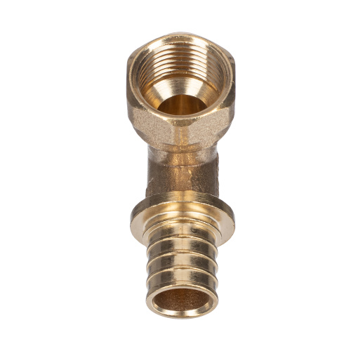 Угольник аксиальный, латунь, внутренняя резьба,20х1/2", желтый, RTP