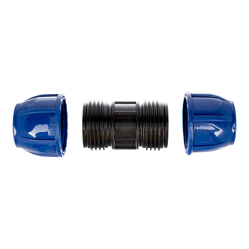 Муфта компрессионная, полипропилен 25, для полиэтиленовых труб, РТП