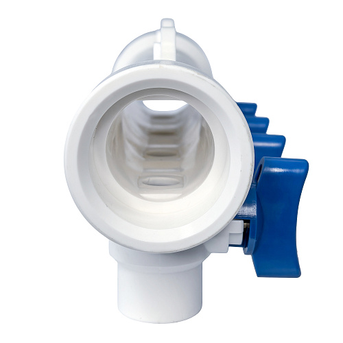 Коллектор с шаровым краном универсальный PPR 40х20/4, бел, RTP