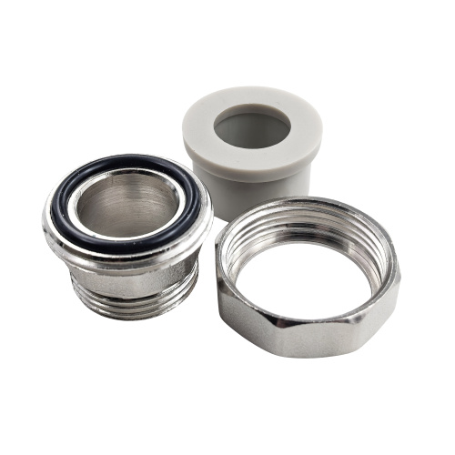 Муфта комбинированная разъемная (Американка) PPR наружная резьба 25х1, серый, RTP