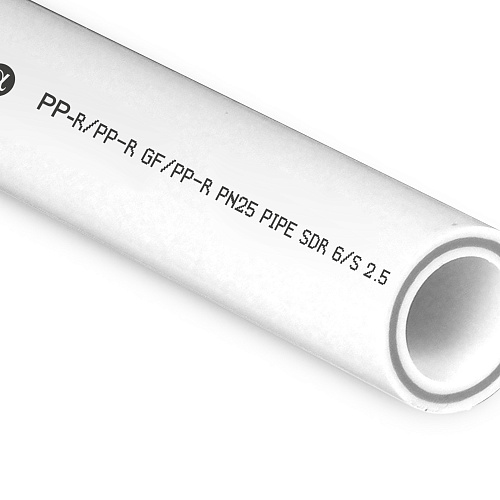 Труба PPR/GF/PPR 32х5,4 PN25 белый 2м РТП
