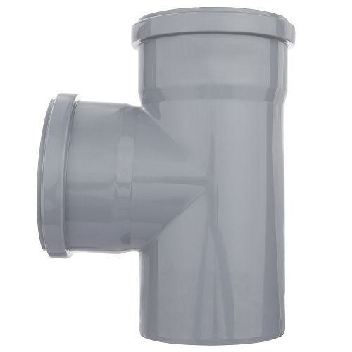 Тройник ВК ПП 110/110х87, серый,РТП