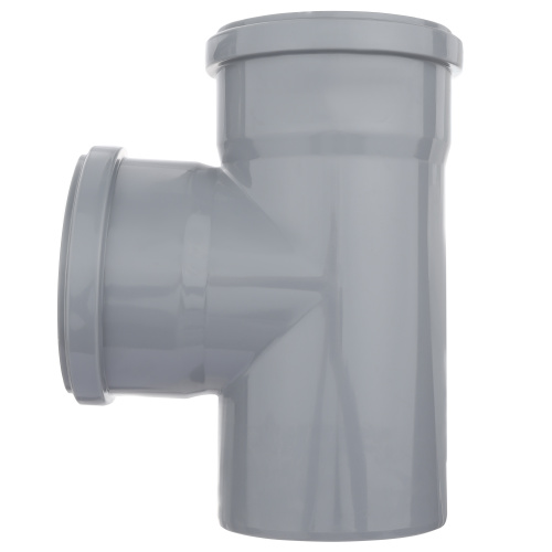 Тройник ВК ПП 110/110х87, серый,РТП