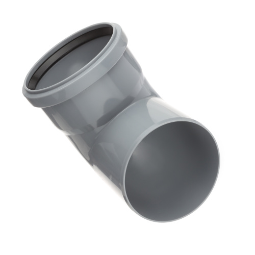 Отвод ВК ПП 110х87, серый,РТП