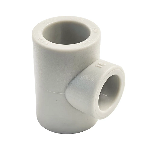 Тройник переходной PPR 25х20х25, PN25 серый, РТП