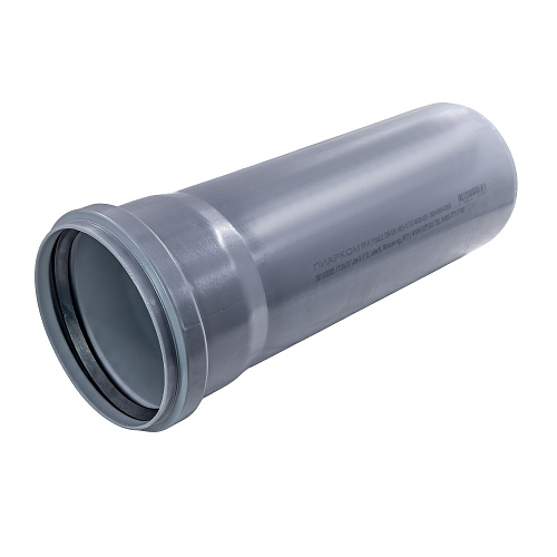 Труба ПИАРКОМ ВК ПП 110х2,2х250, серый