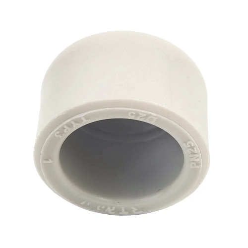 Заглушка PPR 25, PN25 серый, РТП