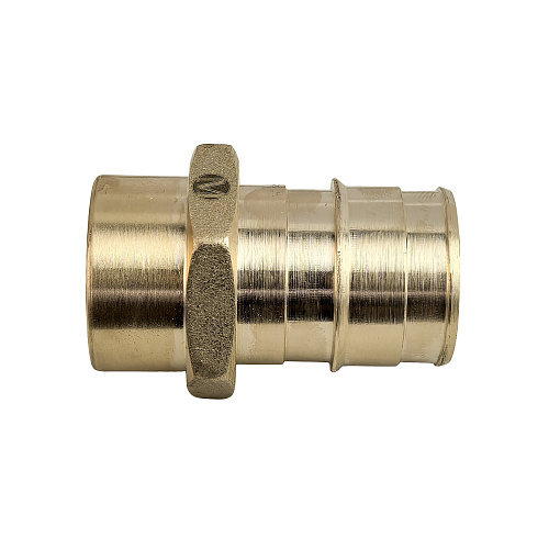 Муфта радиальная, латунь, внутренняя резьба,25х1/2", желтый, RTP