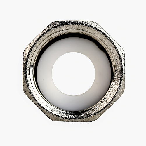 Муфта с накидной гайкой PPR 20х1/2, пластик штуцер, белый, RTP