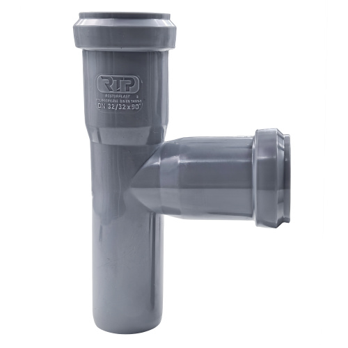 Тройник ВК ПП 32/32х87, серый,РТП