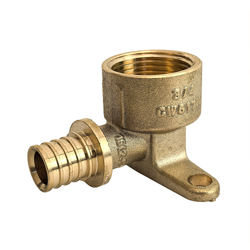 Водорозетка аксиальная, латунь, внутренняя резьба,16х3/4", желтый, RTP