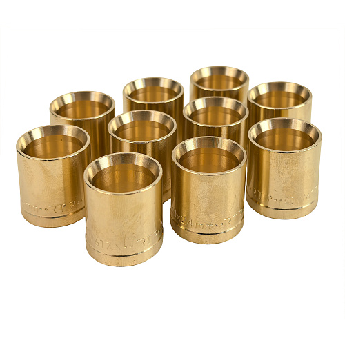 Гильза аксиальная, латунь,16, желтый, RTP