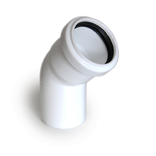 Отвод ELITE МК МПП 50х67, белый, РТП