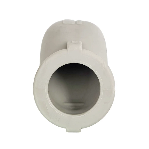 Обводное колено с муфтой короткое PPR 25,  серый, РТП