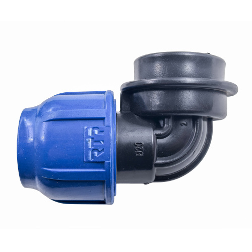 Отвод компрессионный, полипропилен внутренняя резьба 20х 1/2", для полиэтиленовых труб, РТП