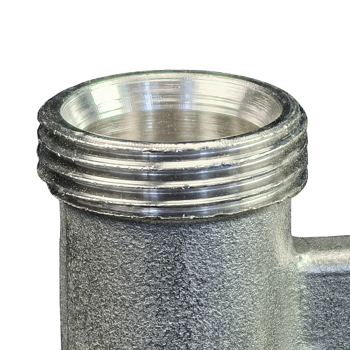 Узел Н-образный для нижнего подключения радиатора прямой, латунь  3/4", индивидуальная упаковка, никелированный, RTP