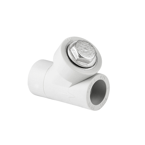 Фильтр PPR внутреннее/внутреннее присоединение 32х45,  белый, РТП