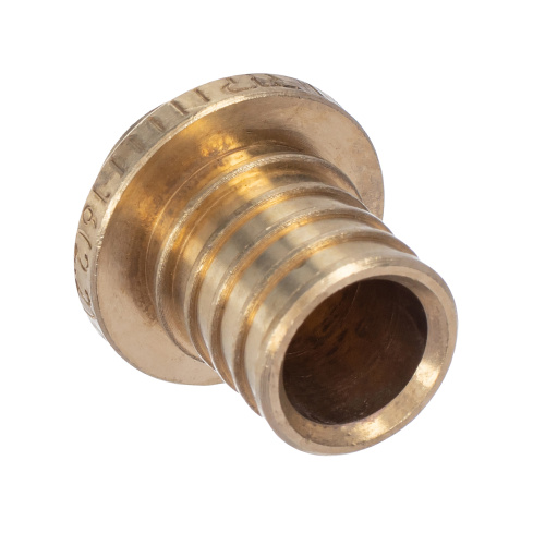 Заглушка аксиальная, латунь,16, желтый, RTP