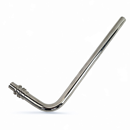 Трубка приборная Г-образная аксиальная, латунь,16х250, хромированная, RTP