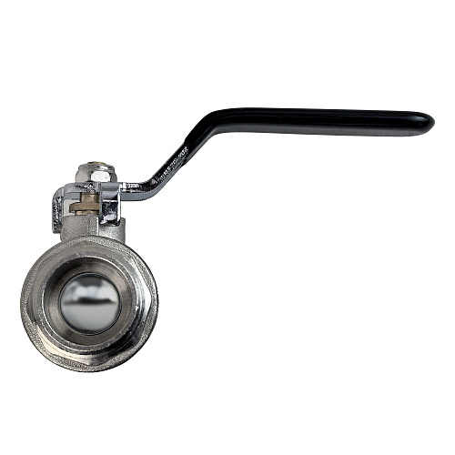 Кран шаровой ГОСТ ручка рычаг, латунь, внутренняя/наружная резьба  3/4",PN40 никель, RTP