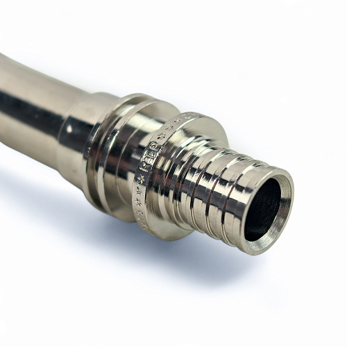 Трубка приборная Г-образная аксиальная, латунь,16х250, хромированная, RTP