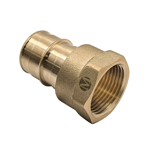 Муфта радиальная, латунь, внутренняя резьба,25х3/4", желтый, RTP