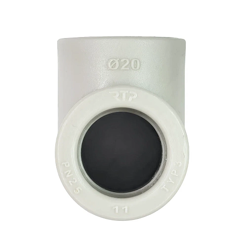 Тройник PPR 20х20х90, PN25 серый, РТП