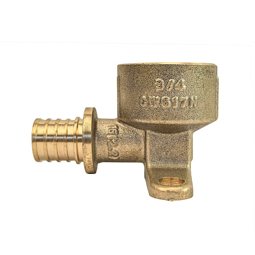 Водорозетка аксиальная, латунь, внутренняя резьба,16х3/4", желтый, RTP