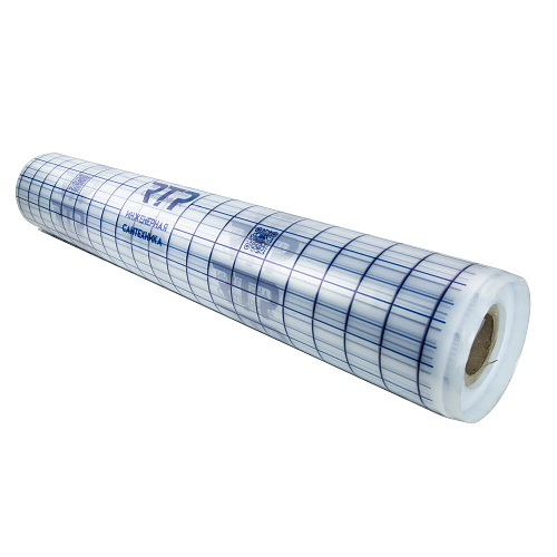 Плёнка для теплого пола текстурная с разметкой 1,05 м х 0,15 мм х 200 м, прозрачная, RTP