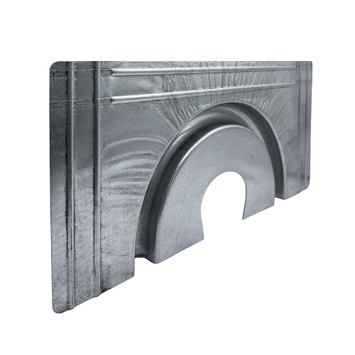 Пластина теплораспределительная поворотная оцинкованная сталь 16 мм 180°х150, RTP