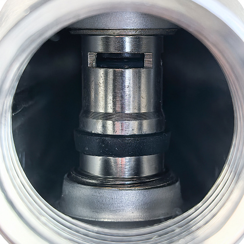 Коллекторная группа с регулирующими клапанами, расходомерами, воздухоотводчиками, обратными и дренажными клапанами, кронштейном (евроконус 3/4") нержавеющая сталь SUS 304 1"х 11 выходов, RTP