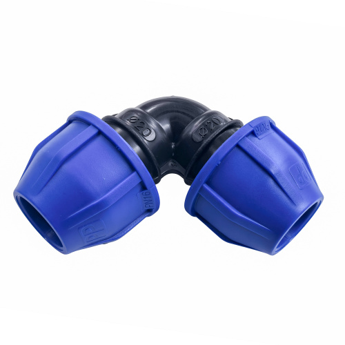 Отвод компрессионный, полипропилен 20, для полиэтиленовых труб, РТП