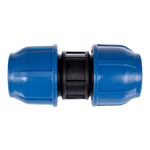 Муфта компрессионная, полипропилен 32, для полиэтиленовых труб, РТП