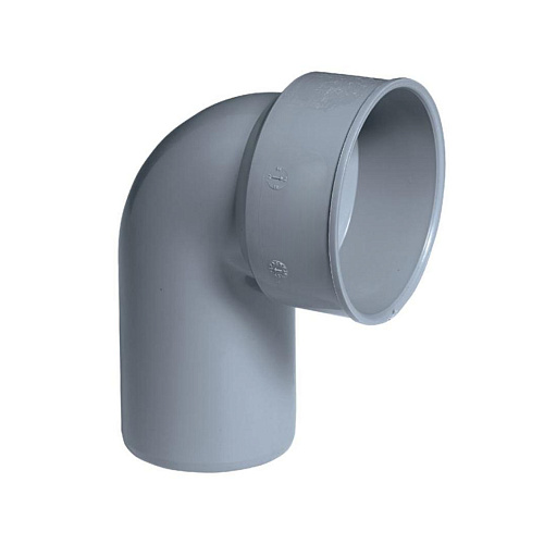 Отвод сифонный ВК ПП 50/50х90, серый,G