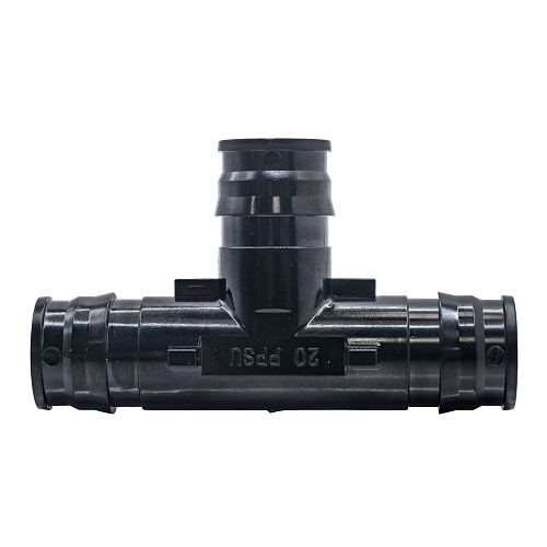 Тройник радиальный PPSU 20, черный,RTP