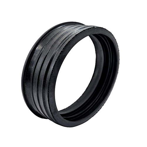 Манжета переходная с чугуна на пластик ВК резина 123/110, черный